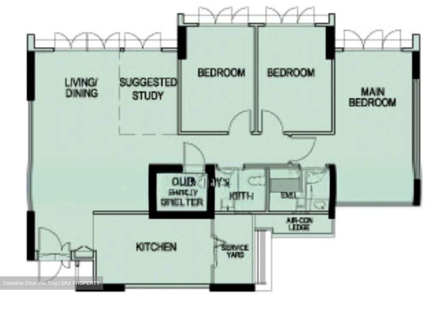 Blk 523A Tampines Greenleaf (Tampines), HDB 5 Rooms #560086491